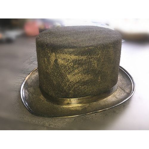 Colis Départ De Paris Mixte Hauteur 12 Cm Chapeau Casquette Bonnet Magicien Haut De Forme Steampunk Rétro Marron Vintage