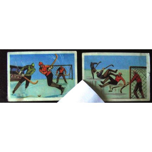 Image Collection Rozan & Chien Qui Saute.Série N°14 Sport D'hiver Vignette N°4 Et 6