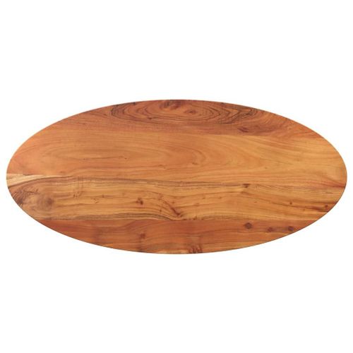 Vidaxl Dessus De Table 110x40x2,5 Cm Ovale Bois Massif D'acacia