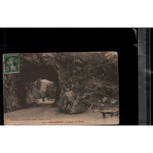 Cpa 88 - Vosges - Gerardmer - La Roche Du Diable En L Etat Sur Les Photos
