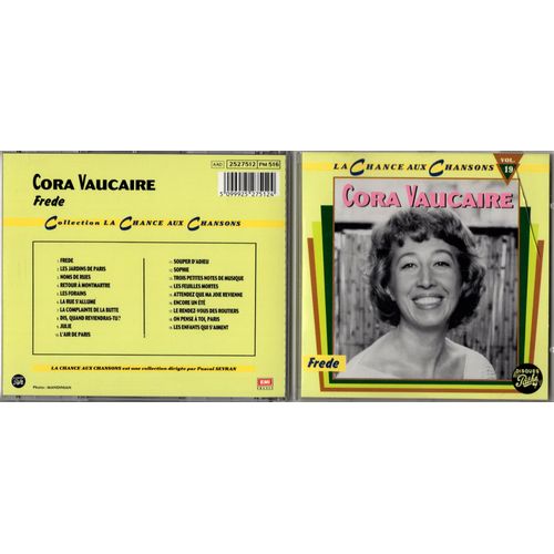 Cora Vaucaire Frede Cd