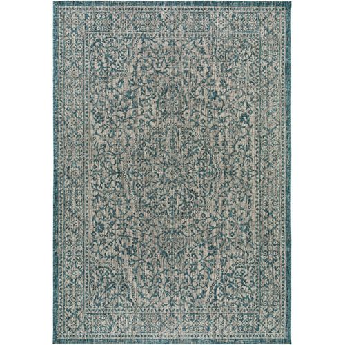 Tapis D'extérieur Cleo Bleu 120x170 Cm - Tapis Outdoor Pour Balcon, Terrasse Et Jardin