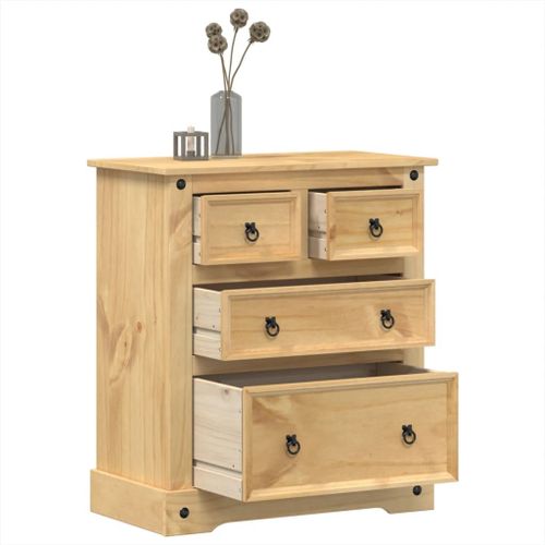 Vidaxl Commode Corona 80x43x91 Cm Bois Massif De Pin