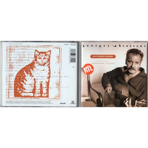 Georges Brassens Les Copains D’Abord Cd