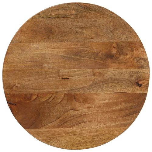 Vidaxl Dessus De Table Ø 60x3,8 Cm Rond Bois De Manguier Massif