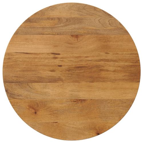 Vidaxl Dessus De Table Ø 90x2,5 Cm Rond Bois De Manguier Massif