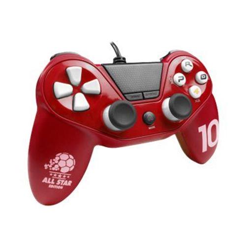 Manette Subsonic Filaire Rouge Subsonic Sas Pour Pc, Sony Playstation 3, Sony Playstation 4, Sony Playstation 4 Pro