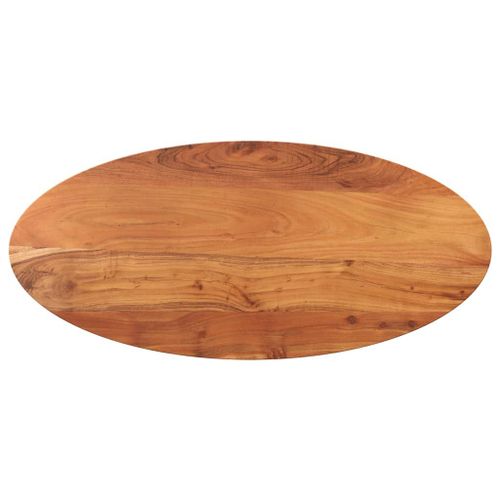Vidaxl Dessus De Table 110x40x3,8 Cm Ovale Bois Massif D'acacia