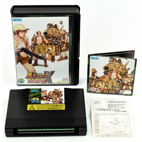 Metal Slug X Register Card Original Neo Geo Snk Aes Japonais