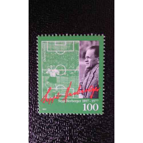 Timbre Allemagne Yt 1728 Centenaire De La Naissance De Sepp Herberger 1997
