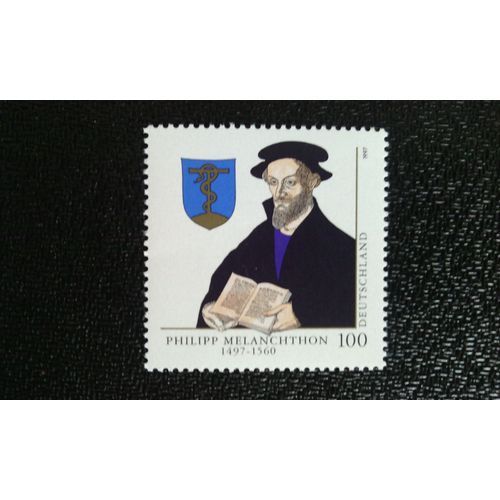 Timbre Allemagne Yt 1734 500e Anniversaire Anniv. De Phillipp Melanchthon 1998