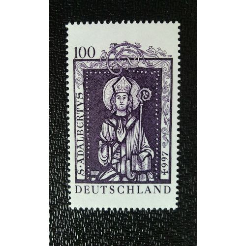 Timbre Allemagne Yt 1746 Millénaire De La Mort De Saint-Adalbert 1997