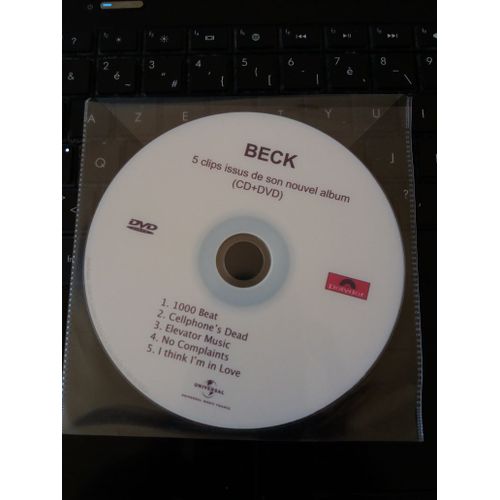Beck Dvd Sampler 5 Clips 1000 Beats / Elevator Music / No Complaints ...