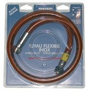 Tuyau gaz but.prop.inox 1m00 mistral