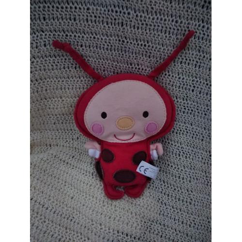 Doudou Lutin Coccinelle Rouge Eveil Et Jeux