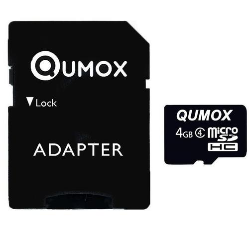 Qumox carte mémoire micro SD 4Go 4g Micro SD Micro SDHC Card TF