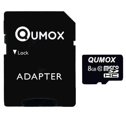 Qumox carte mémoire micro SD 8Go classe 10 Micro SD Micro SDHC Card TF
