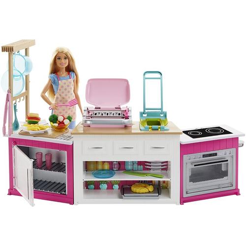 BELLE CUISINE EN BOIS MEUBLE POUPEE 30 CM BLYTHE QBABY BARBIE