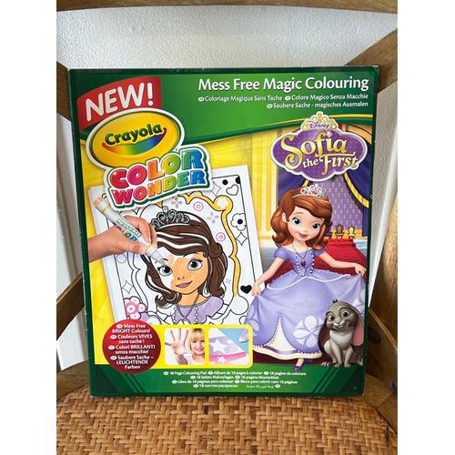 Coloriage Crayola Mess Free Magic Colouring Princesse Sofia Disney 