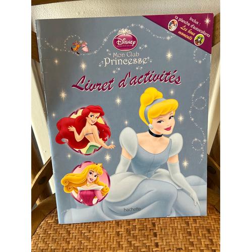 Livret D’Activités Mon Club Princesse Disney 