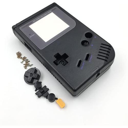 [Pièces Détachées Pour Jeux Vidéo] For Boîtier De Remplacement De Jeu Game Boy Classic Coque En Plastique For Boîtier De Console Nintendo Gb For Boîtier Gb (Color : Black)