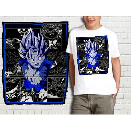 T-Shirt Blanc Enfant Collection Manga Dragon Ball Z 302