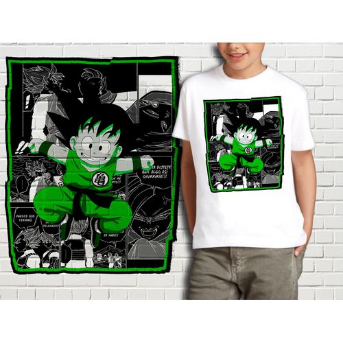 T-Shirt Blanc Enfant Collection Manga Dragon Ball Z 303