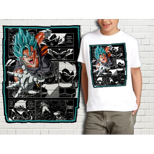 T-Shirt Blanc Enfant Collection Manga Dragon Ball Z 414
