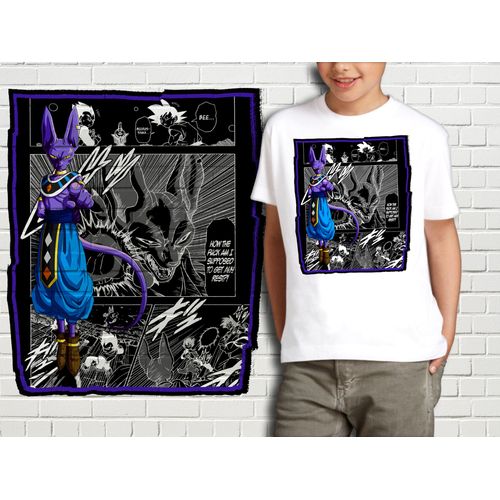 T-Shirt Blanc Enfant Collection Manga Dragon Ball Z 421