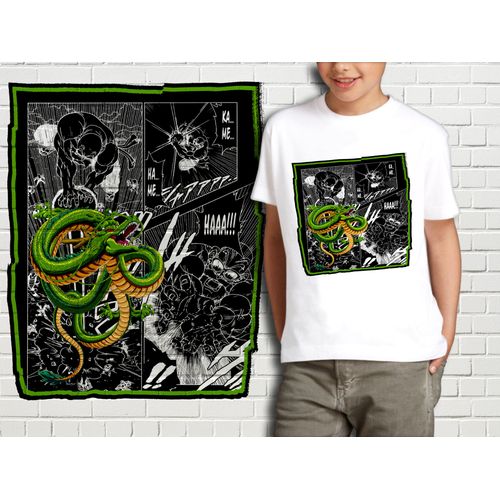 T-Shirt Blanc Enfant Collection Manga Dragon Ball Z 425