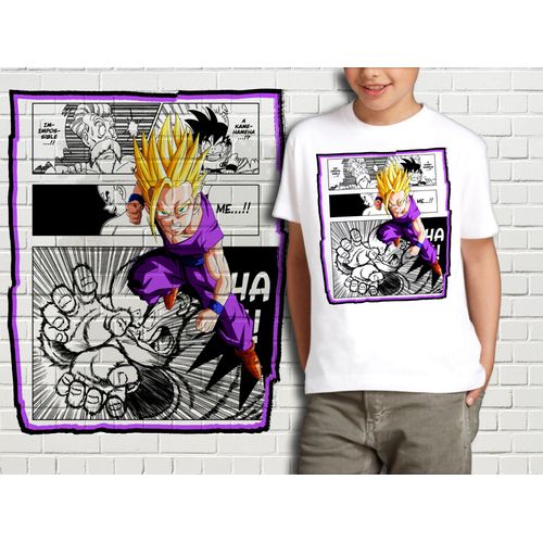 T-Shirt Blanc Enfant Collection Manga Dragon Ball Z 433