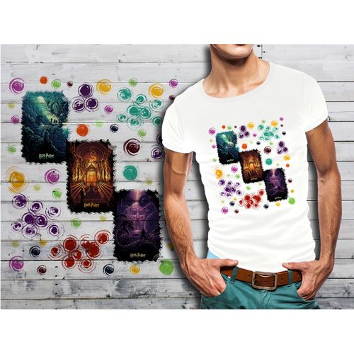 T-Shirt Blanc Homme Collection Films Cultes 14 Harry Potter