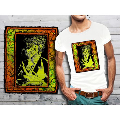 T-Shirt Blanc Homme Collection Comics 01 Joker