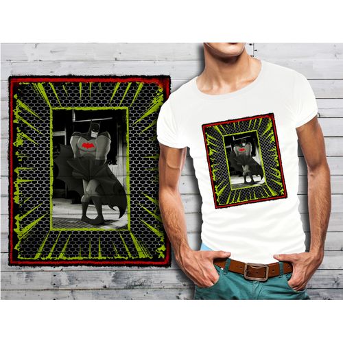 T-Shirt Blanc Homme Collection Comics 04 Batman