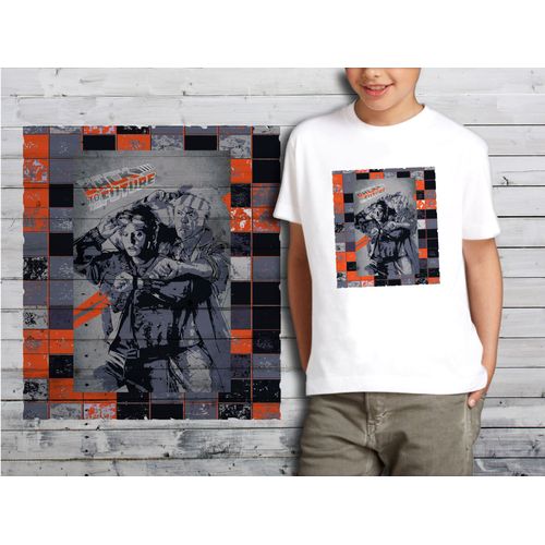 T-Shirt Blanc Enfant Collection Films Cultes 16 Retour Vers Le Futur