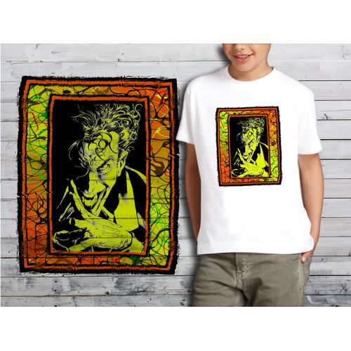 T-Shirt Blanc Enfant Collection Comics 01 Joker