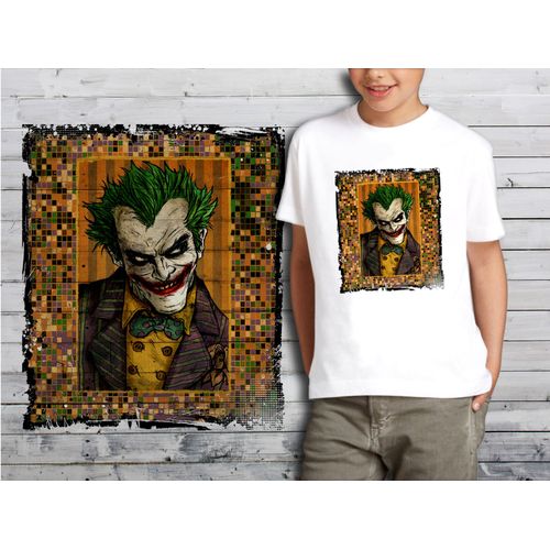 T-Shirt Blanc Enfant Collection Comics 02 Joker