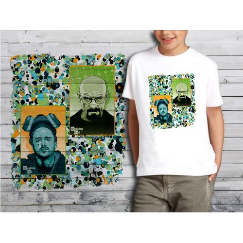 T-Shirt Blanc Enfant Collection Series Cultes 06 Breaking Bad