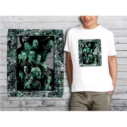 T-Shirt Blanc Enfant Collection Series Cultes 07 Breaking Bad