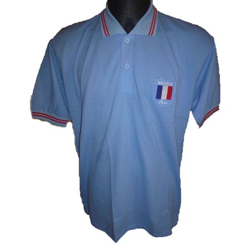 Polo Supporter Paris France 100% Coton 100% Neuf Jamais Porté