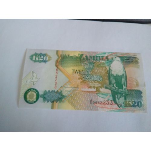 K20 Bank Of Zambia Twenty Kwacha