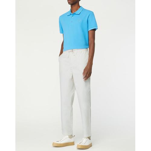 Pantalon 100% Coton Bio Chino Regular Fit Mujog Écru