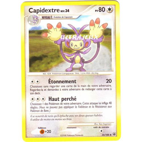 Pokémon - 35/100 - Diamant Et Perle : Aube Majestueuse - Capidextre Niv.34 - Peu Commune