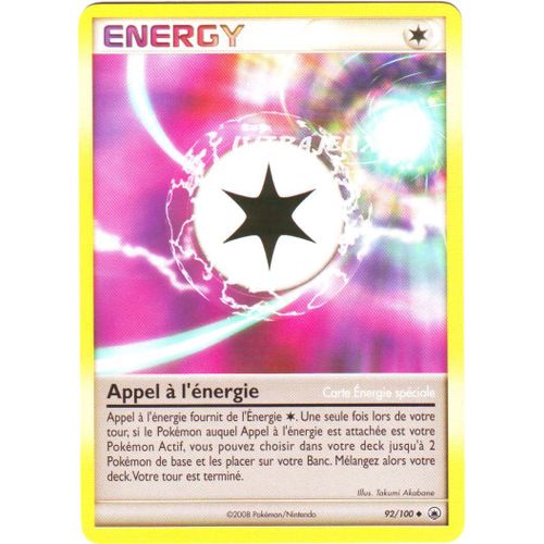 Pokémon - 92/100 - Diamant Et Perle : Aube Majestueuse - Appel À L'énergie - Peu Commune