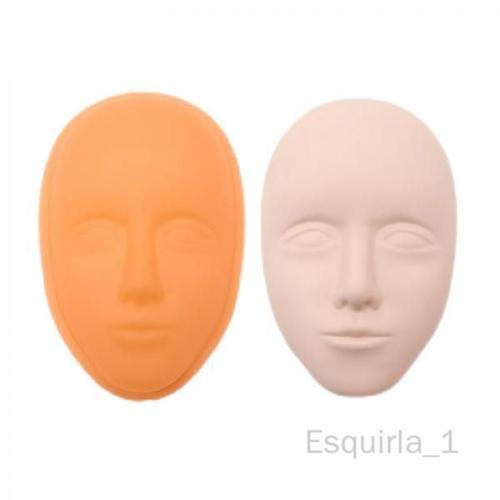 Practice Skin Head Face Model Face Painting Réutilisable Pour
