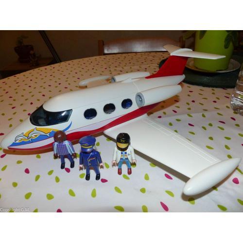 Playmobil Avion Privé /Jet Privé Avec Personnages