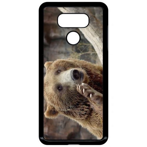 Coque Lg G6 - Gros Ours Brun - Noir