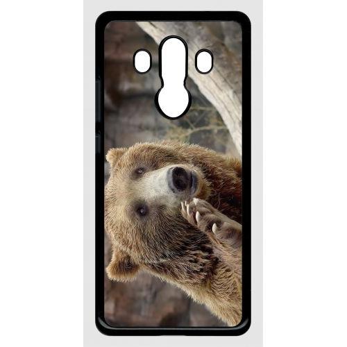 Coque Huawei Mate 10 Pro - Gros Ours Brun - Noir