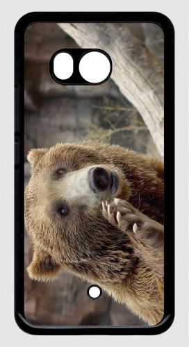 Coque Htc U11 - Gros Ours Brun - Noir