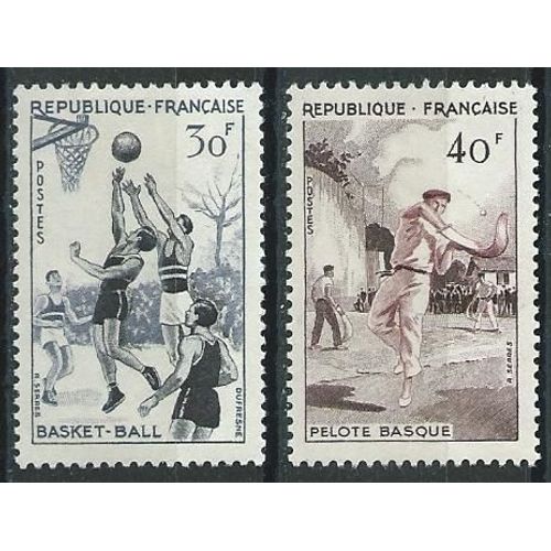 Série Sportive 1956 Avec Trace De Charnière* N° 1072, 1073
